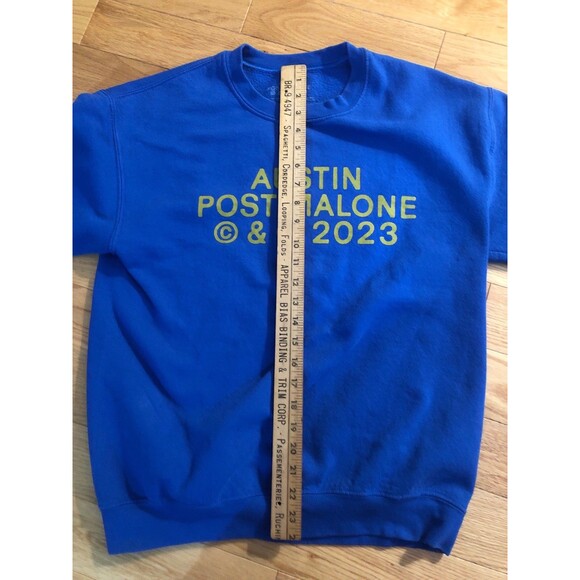Post Malone 2023 Austin Tour If Yall Weren't Here Id Be Crying Sweatshirt Size M - Picture 4 of 6